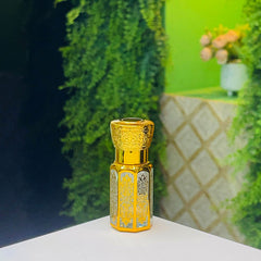 3,6,12ml fancy Golden Attar bottle - Modle No 725