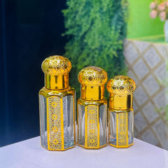 3,6,12ml fancy Golden Attar bottle - Modle No 735