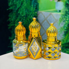 6ml fancy Golden Attar bottle - Modle No 785