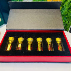 3,6ml fancy Golden Attar bottle with gift box - Modle No 800