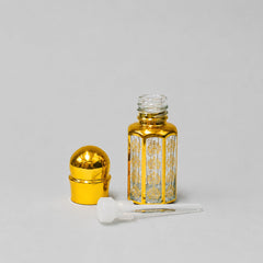 Empty Fancy Golden Attar Bottel 3,6,12ml- Modle No 740