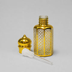 Empty Fancy Golden Attar Bottel 3,6,12ml- Modle No 730