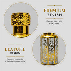 Empty Fancy Golden Attar Bottel 3,6,12ml- Modle No 775